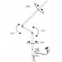 Professionele ringverlichting 114822 PROFESSIONELE YOGA LED-BUREAUVERLICHTING