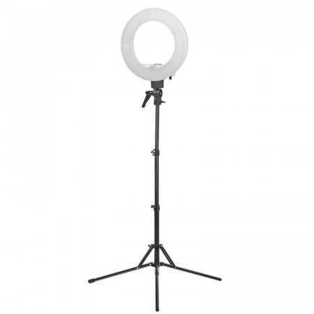 LAMPA PIERŚCIENIOWA RING LIGHT 12" 35W LED BIAŁA + STATYW