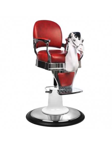 Red horse children's hairdressing chair 