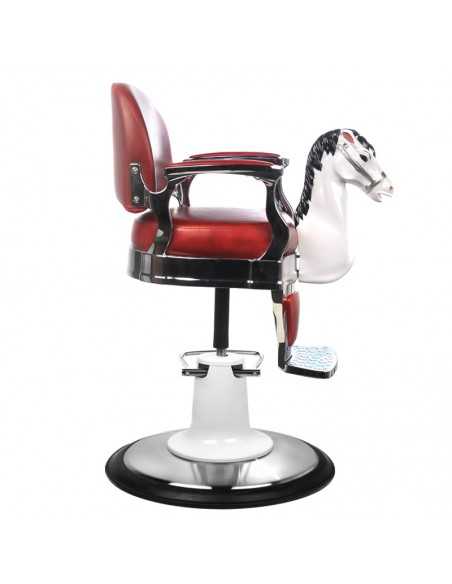Fotel fryzjerski dla dzieci Red Horse