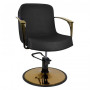 Fauteuil de coiffure bolonia gold noir {attributes}