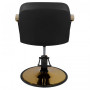 Fauteuil de coiffure bolonia gold noir {attributes}