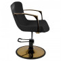 Fauteuil de coiffure bolonia gold noir {attributes}