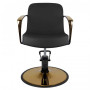 Fauteuil de coiffure bolonia gold noir {attributes}