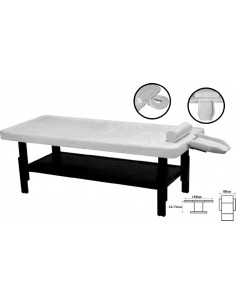 Table de massage ayurvédiques blanc noir