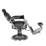 Cesare barber chair black silver 