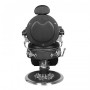 Cesare barber chair black silver 