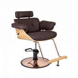 Florence brown hairdressing chair 