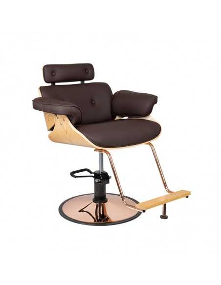 Florence brown hairdressing chair 