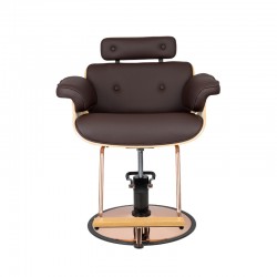 Florence brown hairdressing chair
