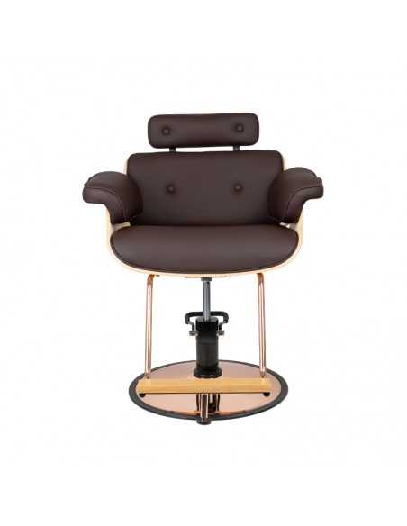 Florence brown hairdressing chair
