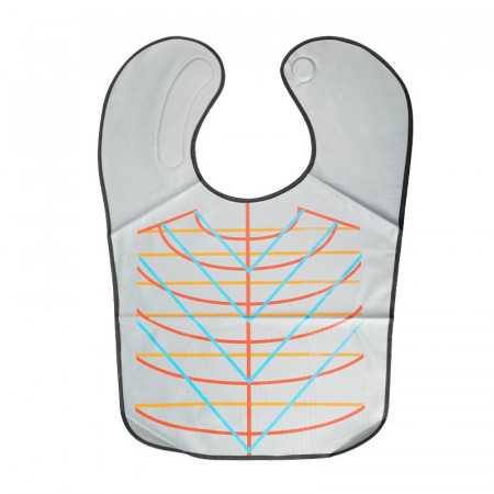 Kołnierz fryzjerski ochronny z linią cięcia 