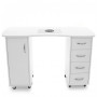 Tables Manucures  115632 BUREAU 2027 ZP BLANC DEUX ARMOIRES