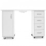 Tables Manucures  115632 BUREAU 2027 ZP BLANC DEUX ARMOIRES