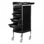 Coloring and storage hairdressing trolley-125867 