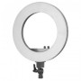 Ring Light professionnelle  119781 ANNEAU DE LUMIÈRE 18" 48W NOIR LED + TRÉPIED