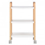 Table cosmetique hs09 bois - blanc 