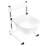 Bassine bain pieds  126856 ENSEMBLE DE RECEVEUR DE DOUCHE À HAUTEUR RÉGLABLE + MASSEUR DE PIEDS MASSEUR CHAUFFANT FB-60