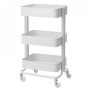 Table - cosmetic trolley hs05 white 