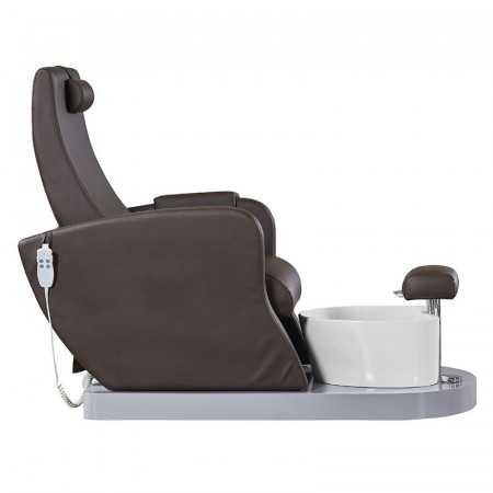 FAUTEUIL SPA POUR PÉDICURE MARRON 