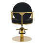 black and gold Arras hairdressing chair