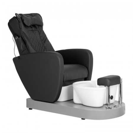 SPA PEDIKÜRE STUHL AZZURRO 016C SCHWARZ MIT RÜCKENMASSAGE UND HYDROMASSAGE