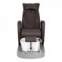 SPA PEDICURE CHAIR AZZURRO 016C BROWN WITH BACK MASSAGE AND HYDRO MASSAGE