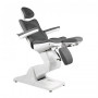 Electric podiatry chair WHITE DARK GREY 3 Motors