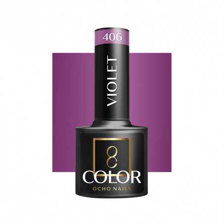 OCHO NAILS Hybrid-Nagellack Violett 406 -5 g