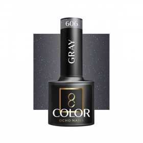 OCHO NAILS Lakier hybrydowy gray 606 -5 g 