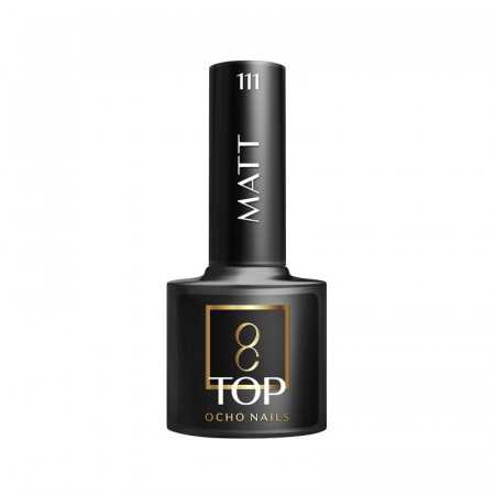 OCHO NAILS Top hybrydowy Matt no wipe 111 -5 g 