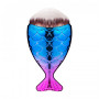 Brush for dusting fish powder purple-blue