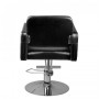 Fauteuil coiffure calabre noir carré {attributes}