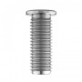 Porte-lampe loupe tube Inox 