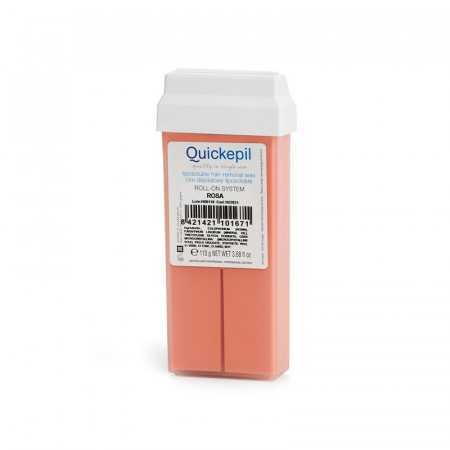 Quickepil cera depilatoria rotolo rosa rose 110 g 