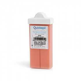 Quickepil Gesichts-Enthaarungswachs, schmale Rolle, Rose, 110 g 