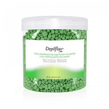 DEPILFLAX CIRE DURE SANS BANDE POUR EPILATION PERLE 600G VEGE 