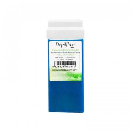 DEPILFLAX 100 DEPILATION WAX ROLL AZULEN 110g 