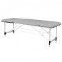 Table de massage pliante aluminium confort Activ Fizjo 2 segments gris 