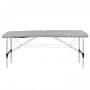 Table de massage pliante aluminium confort Activ Fizjo 2 segments gris 