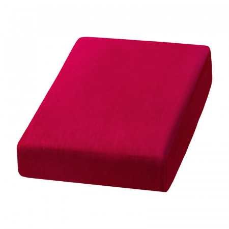 Drap housse velours fuchsia 