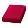 Drap housse velours fuchsia 