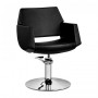 Fauteuil de coiffure noir gabbiano santiago {attributes}