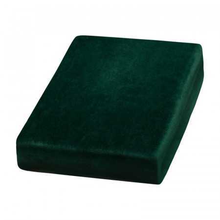 Drap velours vert bouteille 