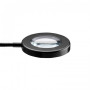 Snake ring LED magnifying glass lamp for the desk black 