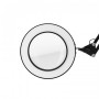 LED magnifying glass lamp Glow 308 for the tabletop black USB 