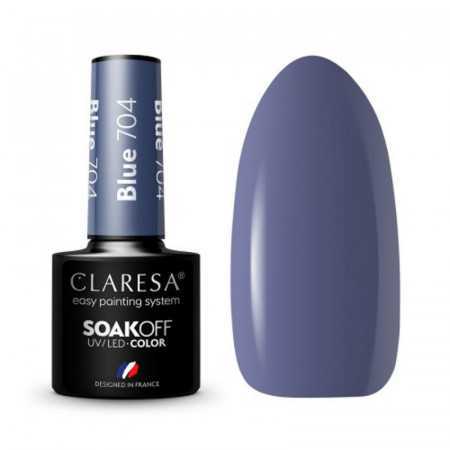 CLARESA Vernis Hybride BLEU 704 -5g 