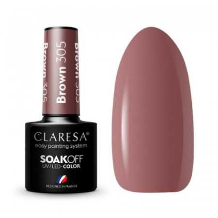 CLARESA Barniz Híbrido MARRÓN 305 -5g