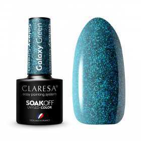 CLARESA Esmalte en Gel Verde Galaxia 5g