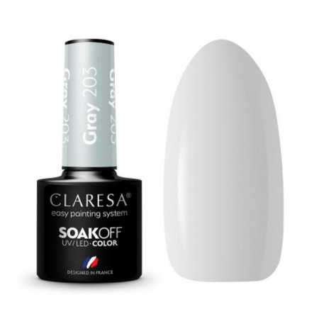 CLARESA Vernis Hybride GRIS 203 -5g 